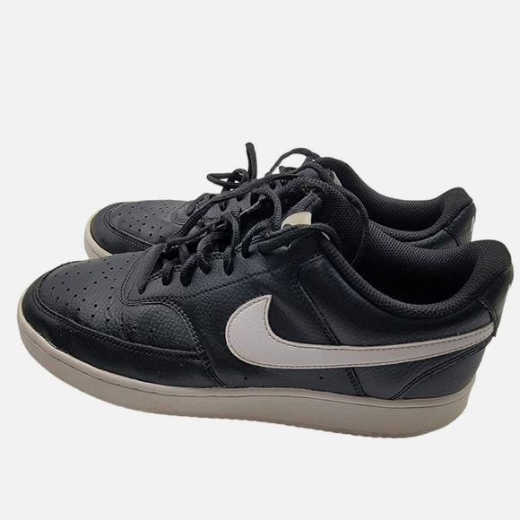 Nike Court Vision Next Nature Low Black White Sz 9 Men - Picture 7 of 10